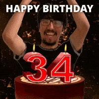 34Th Birthday GIF