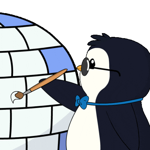 Drawing Penguin Sticker by Pudgy Penguins