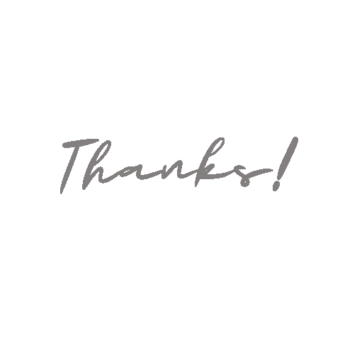 Hair Thank You Sticker by Gabi R Studio