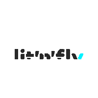 litnfly logo fly lit litnfly Sticker