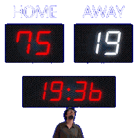 19 Away Sticker
