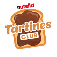 Nutella Tartines Club Sticker by Nutella France