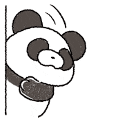 Panda Hello Sticker