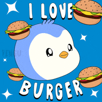 Burger King Love GIF by Pudgy Penguins
