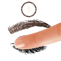 Brown Sugar Eye Shadow Sticker by UP COSMETICS