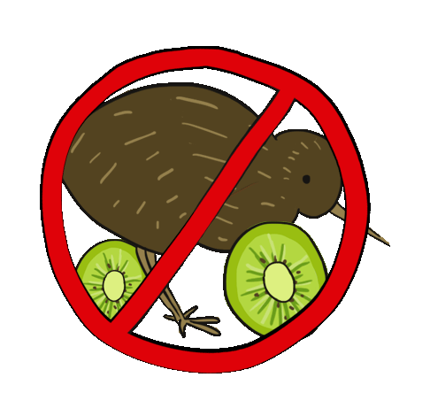 kiwi jamonada Sticker by 9Pio