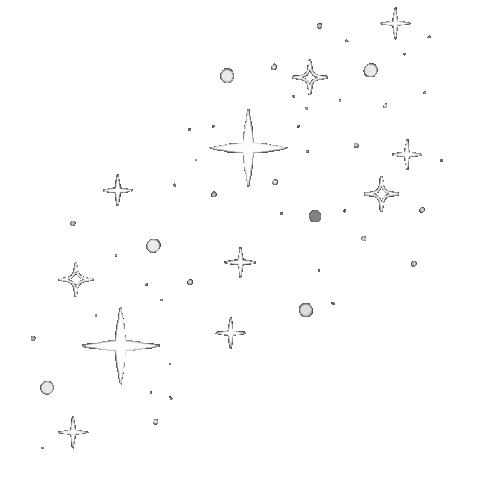 Stars Glitter Sticker