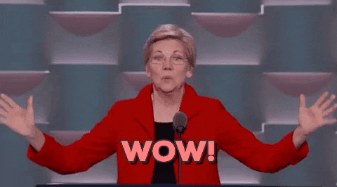 Elizabeth Warren Wow GIF by Election 2016