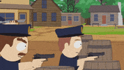 pew pew shoot GIF by South Park 