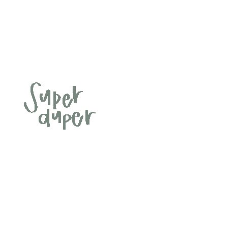BlooberryBoutique colorful super mint super duper Sticker
