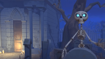 halloween skeleton GIF by Mindshow