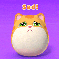Sad Tabby Cat GIF by UpStudiosWorld