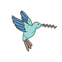 realdrinkme wine hummingbird colibri drinkme Sticker