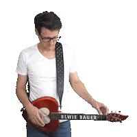 Guitar Brille Sticker by Bewie Bauer