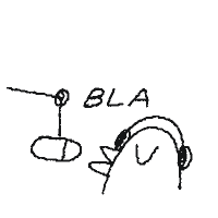 Paloma Blabla Sticker by Utopicum