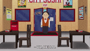 walking asian GIF by South Park 