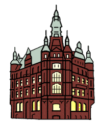 Building Hamburg Sticker by HHLA