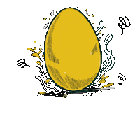 Egg Egle Sticker by Libraria de Design