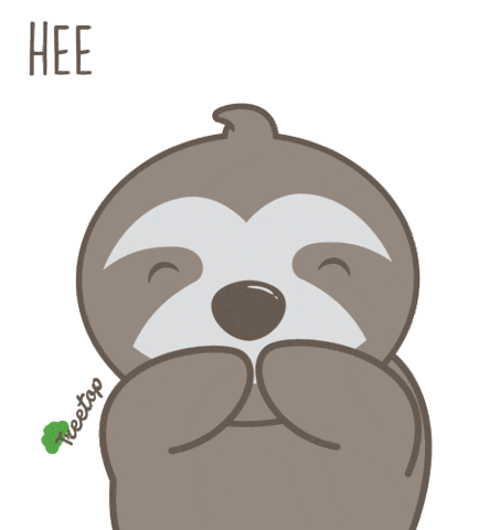 Laugh Sloth Sticker by Life In Treetop
