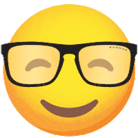 GUNNAROptiks gaming emoji glasses frames Sticker
