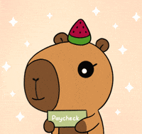 CapyEra work money dollar pay GIF