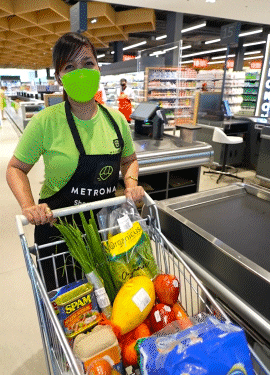 MetroMartPH giphyupload shopping grocery shopping cart GIF