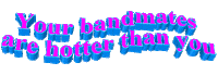 pink band Sticker by AnimatedText