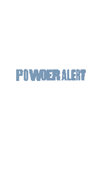 BigSkyResort snow skiing powder alert powderalert Sticker