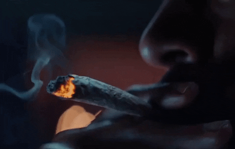 Smoke Smoking GIF by Kid Cudi