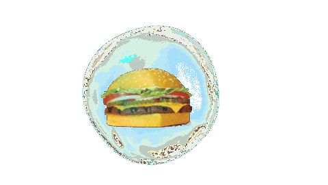 Spongebob Movie Bubble Sticker by Burger King