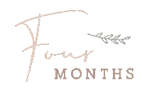 4 Months Baby Sticker by Urban Li’l