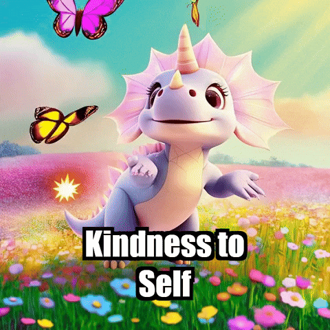 Self-Care Compassion GIF by Divineasaur