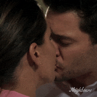 Elly Conway Kiss GIF by Neighbours (Official TV Show account)