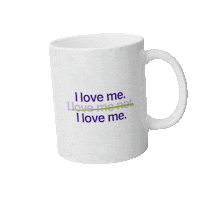 I Love Me Coffee Sticker by Simply Lovable