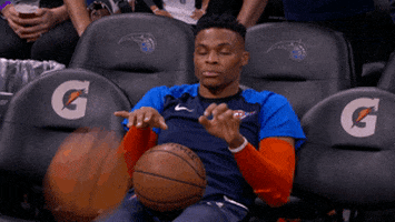 russell westbrook waiting GIF by NBA