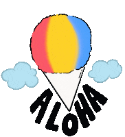 Shaved Ice Rainbow Sticker