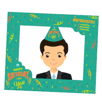 Happy Birthday Sticker by Elizabeth Lopez