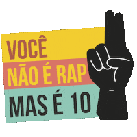 Rap1Ooficial fun friend hands frase Sticker
