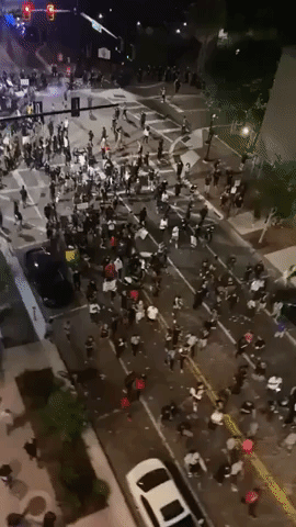 Dozens Arrested in Downtown Tampa as Protests Dispersed by Police
