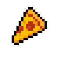 8 Bit Food Sticker by HAZ