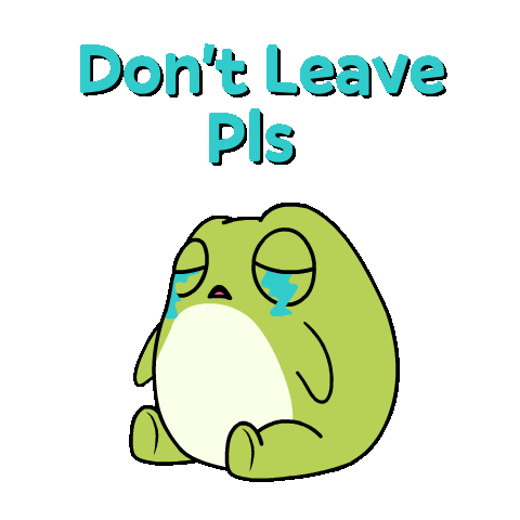 Dont Leave Me Sticker by Ordinary Frends