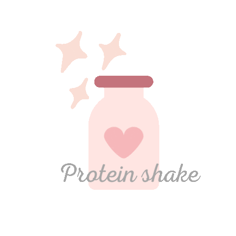 Protein Shake Sticker by Finoula Maestre
