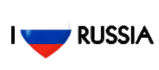 Flag Russia Sticker by SHEDEVR