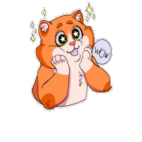 vokigames happy cat wow halloween Sticker