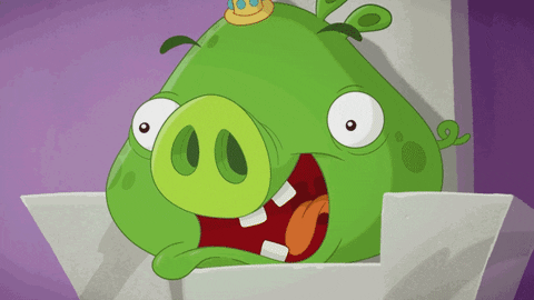 Excited Spit GIF by Angry Birds