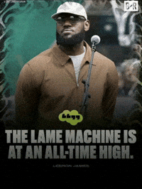 Lebron Lame Lame Machine GIF