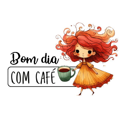 aduanstudio cafe bomdia redhair aduanstudio Sticker