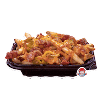cheese fries eating Sticker by Wendy's