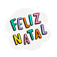 Feliz Natal Christmas Sticker