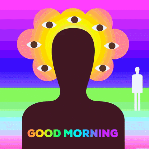 Good Morning Eyes GIF by PEEKASSO